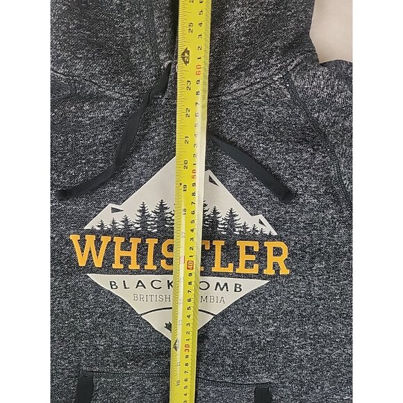 Roots Canada Whistler Blackcomb Mens Gray Hoodie Sweatshirt Medium Snowboarding - Picture 13 of 14